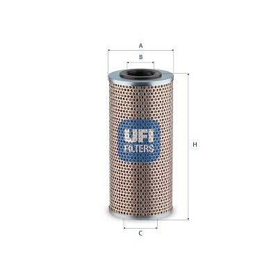 UFI Hydraulische filter, automatische transmissie 25.712.00