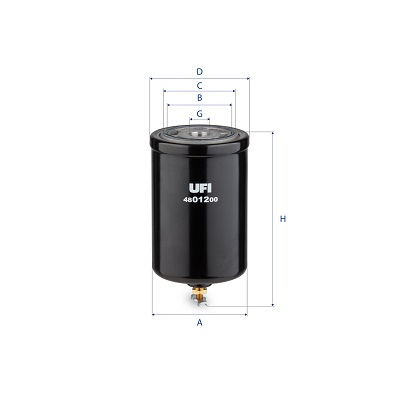 UFI Brandstoffilter 48.012.00
