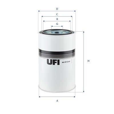UFI Filter/oliezeef automaatbak 80.013.00
