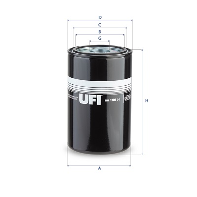 UFI Filter, hydrauliek 80.150.00