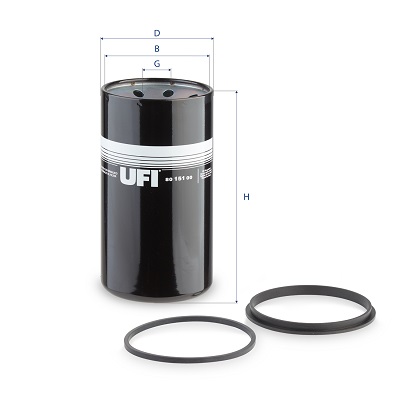 UFI Filter, hydrauliek 80.151.00