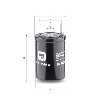 UFI Filter, hydrauliek 87.026.00