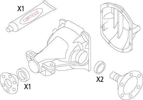 Corteco Pakkingset 19536139