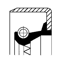 Corteco Keerring nevenbak 01019459B