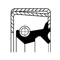 Corteco Afdichtring 01012016B