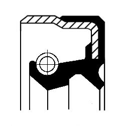 Corteco Wielnaaf keerring 12015407B