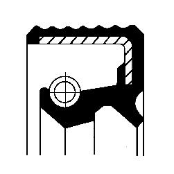 Corteco Schakelstang keerring 01019451B