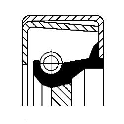 Corteco Oliepomphuis keerring 01020400B