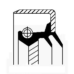 Corteco Differentieel keerring 01020677B