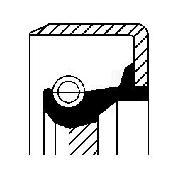 Corteco Differentieel keerring 12011279B