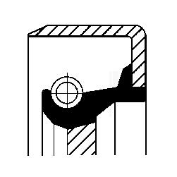 Corteco Afdichtring 01026644B