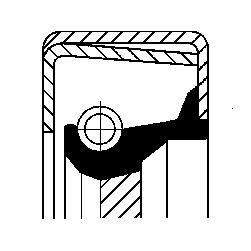 Corteco Schakelstang keerring 12011394B