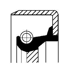 Corteco Afdichtring 01033113B