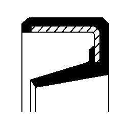 Corteco As-afdichtring koppeling 01034347B
