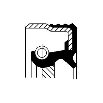 Corteco Schakelstang keerring 01034938B