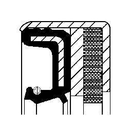 Corteco Differentieel keerring 12001895B
