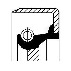 Corteco Schakelstang keerring 12011465B