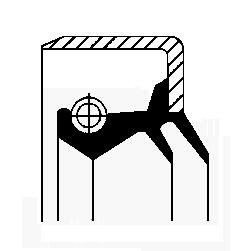 Corteco Schakelstang keerring 12013864B