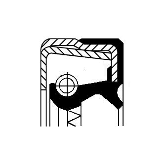 Corteco Wielnaaf keerring 12014601B