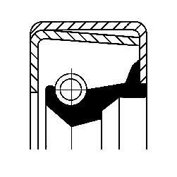 Corteco Afdichtring 19033271B