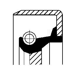 Corteco Schakelstang keerring 19034056B