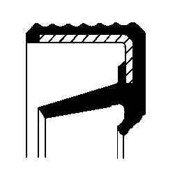 Corteco As-afdichtring koppeling 49412219