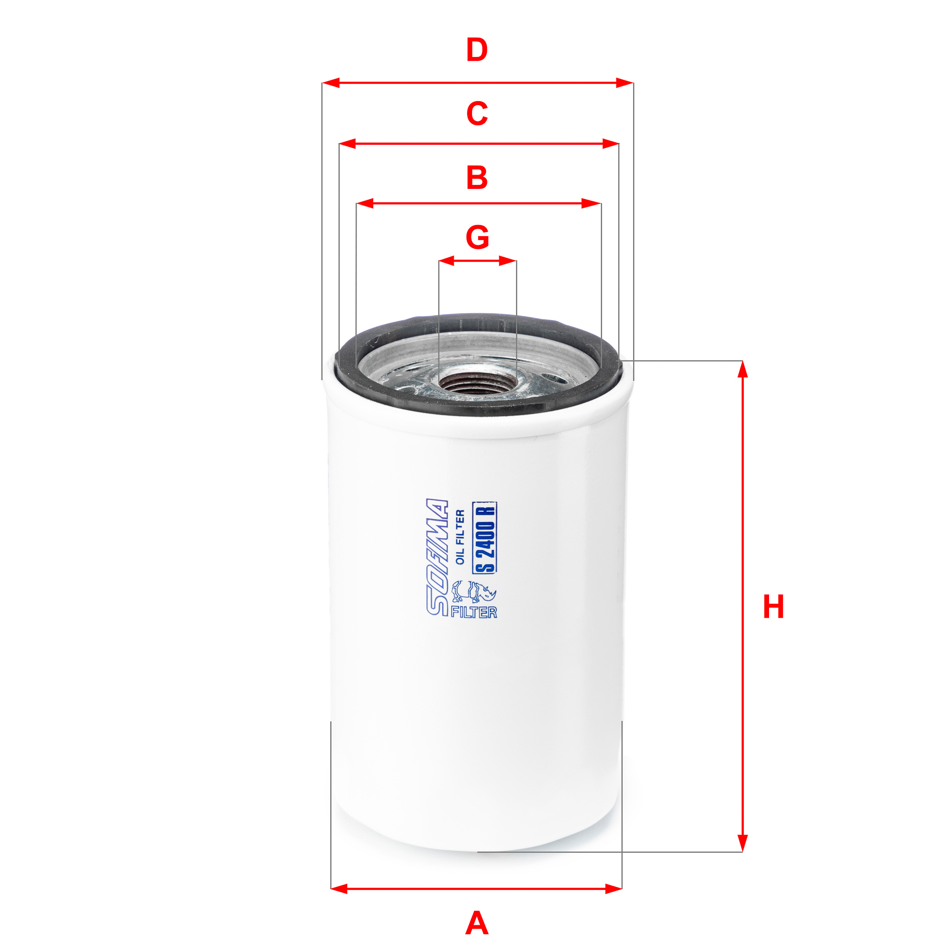 Sofima Oliefilter S 2400 R