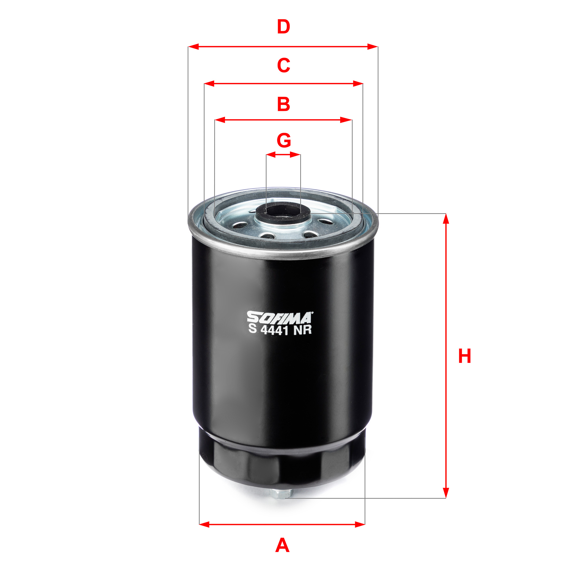 Sofima Brandstoffilter S 4441 NR