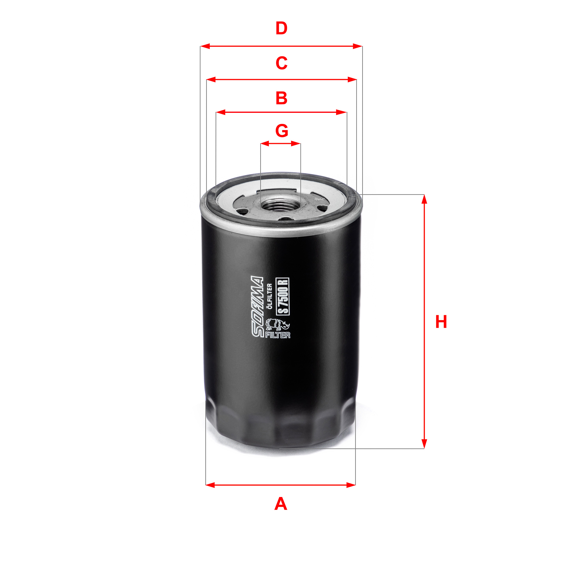 Sofima Oliefilter S 7500 R
