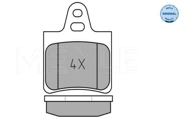 Meyle Remblokset 025 201 6215