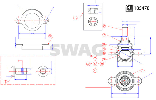 Swag Fuseekogel 33 10 9940