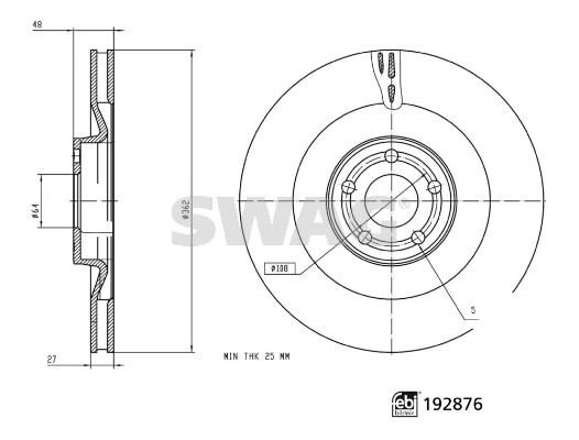 Swag Remschijf 33 11 1021