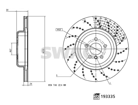 Swag Remschijf 33 11 1189