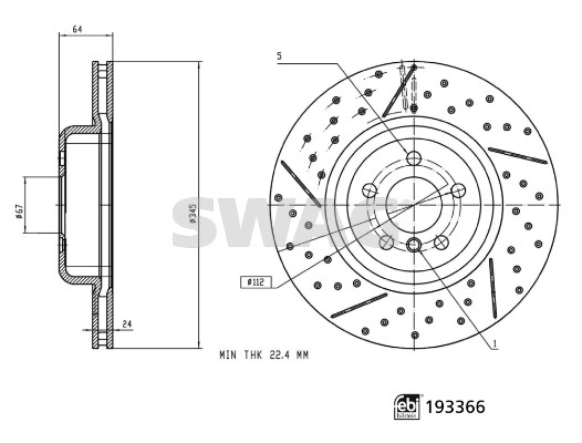 Swag Remschijf 33 11 1210