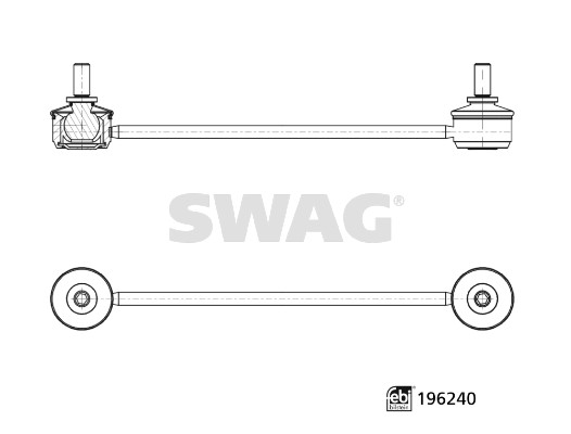 Swag Stabilisatorstang 33 11 2077