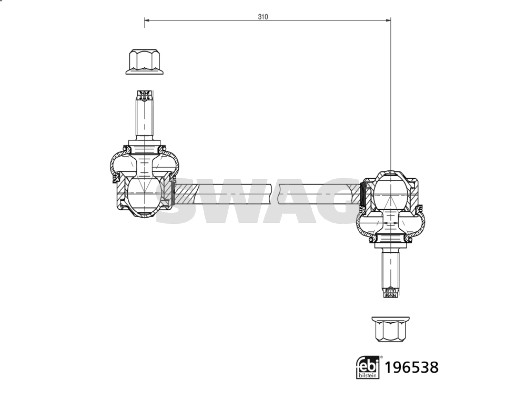 Swag Stabilisatorstang 33 11 2221