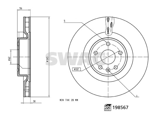 Swag Remschijf 33 11 3079
