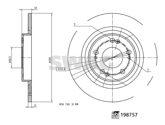 Swag Remschijf 33 11 3130