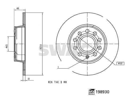 Swag Remschijf 33 11 3206