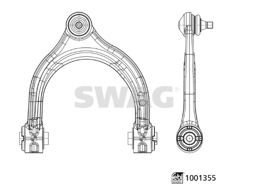 Swag Draagarm, wielophanging 33 11 3934