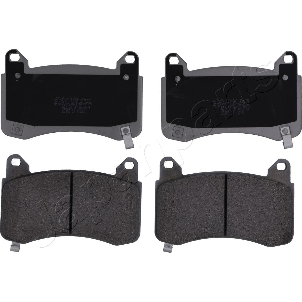 Japanparts Remblokkenset, schijfrem PA-00118AF