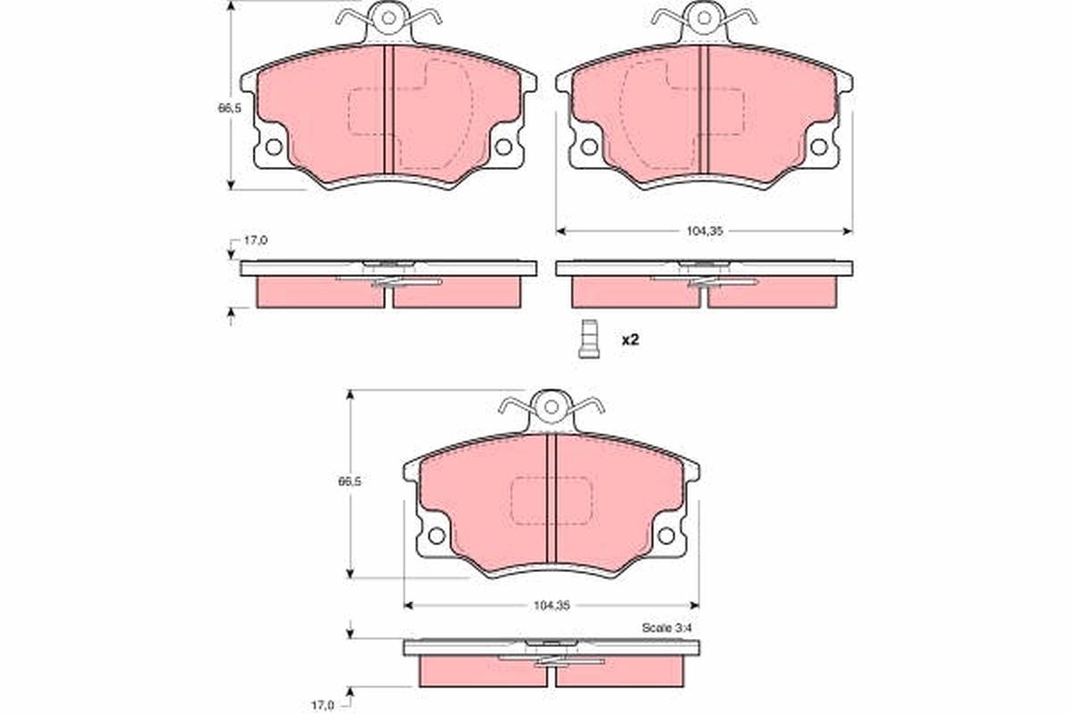 TRW Remblokset GDB1223