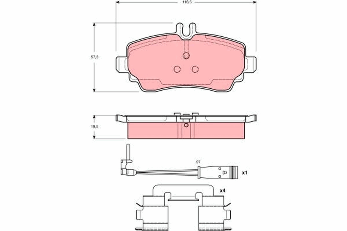 TRW Remblokset GDB1480