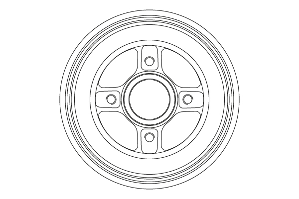TRW Remtrommel DB4575B