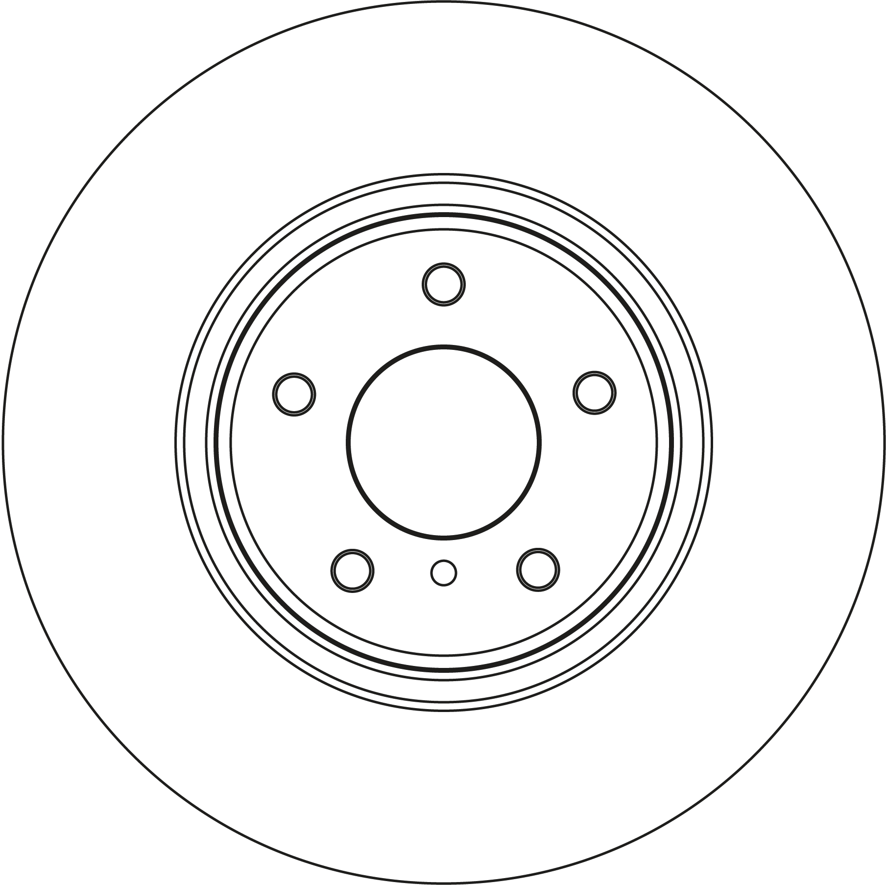 TRW Remschijf DF3925S