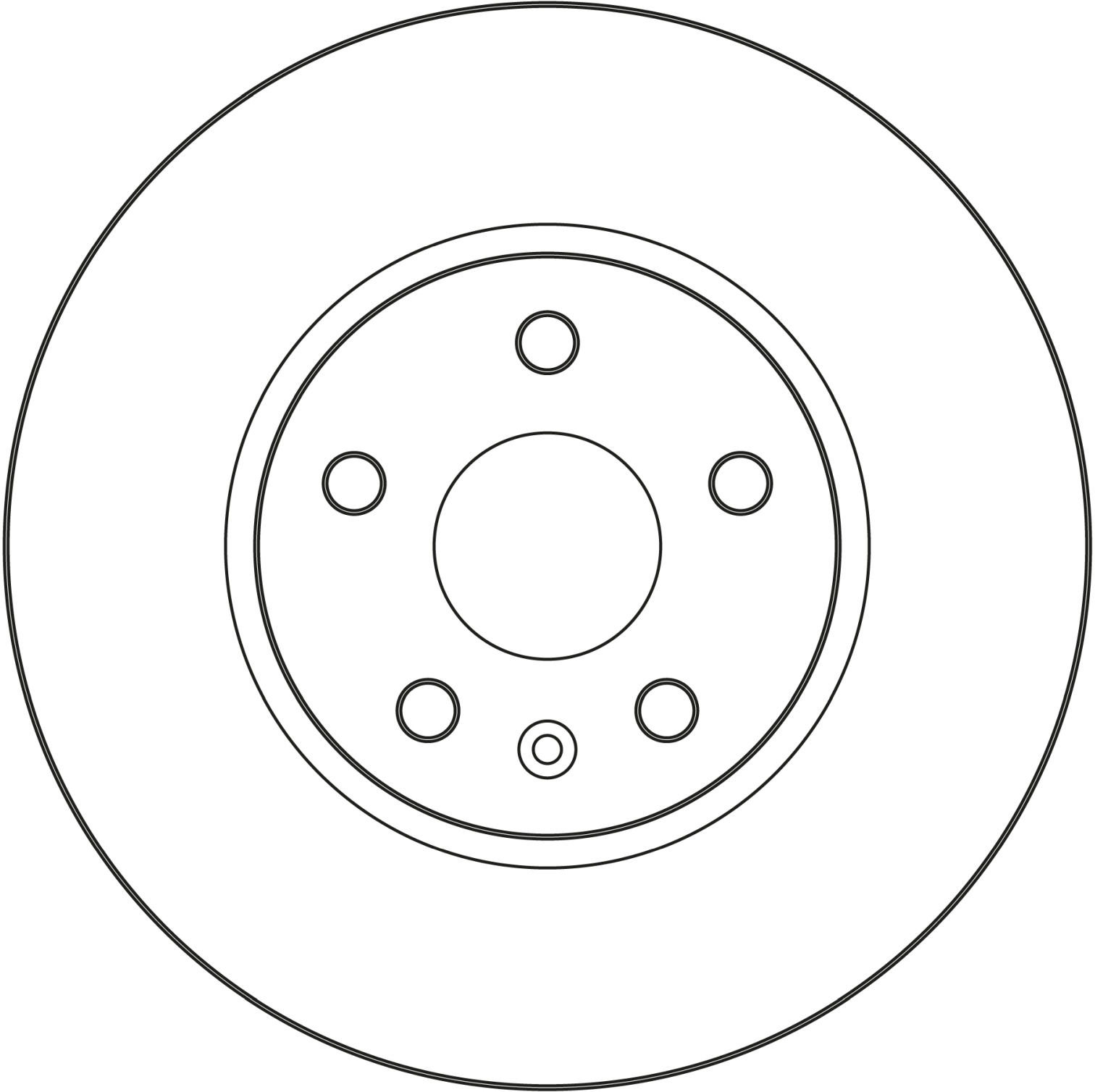 TRW Remschijf DF3942S