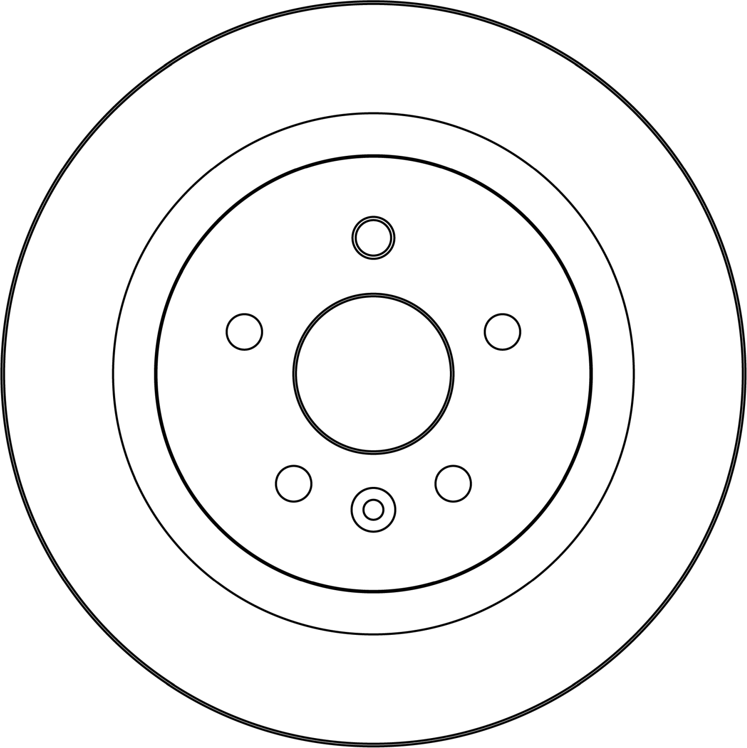 TRW Remschijf DF3950