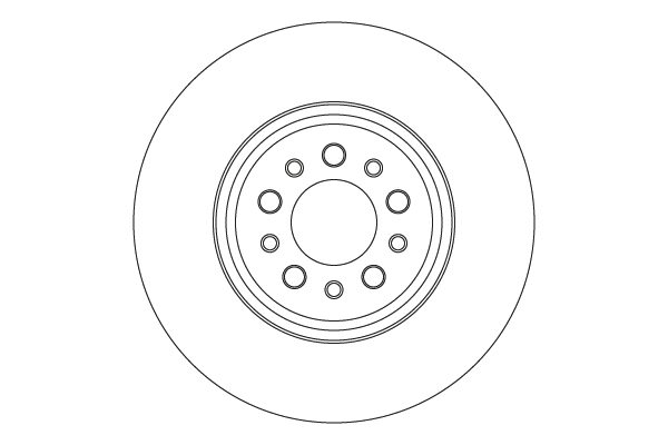 TRW Remschijf DF3969S