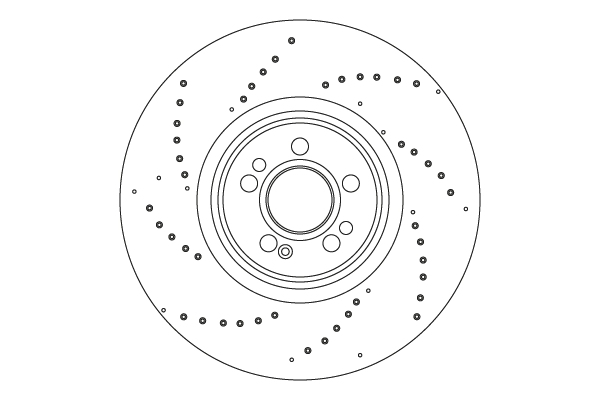 TRW Remschijf DF4598S