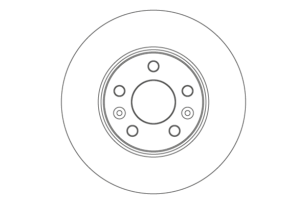 TRW Remschijf DF4615